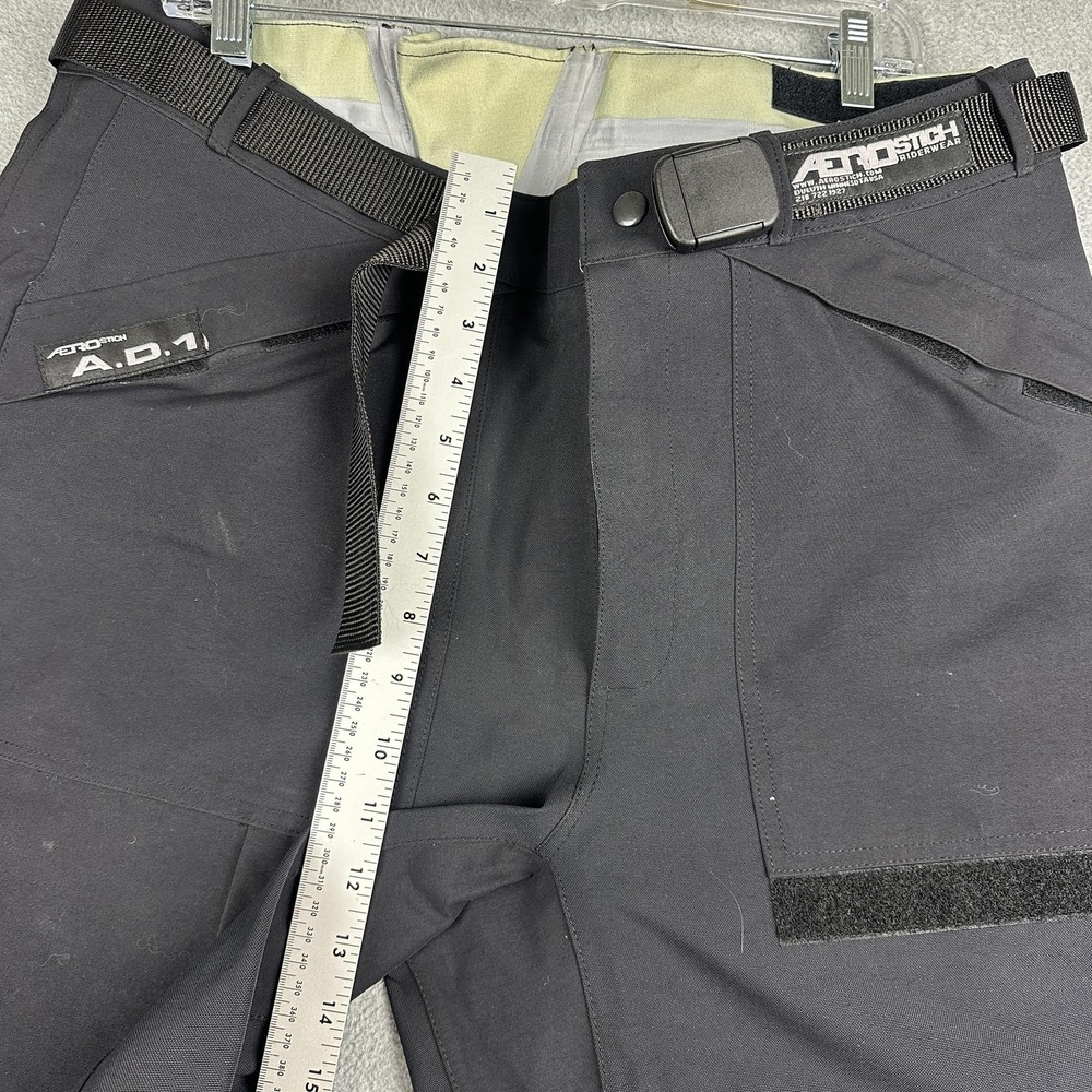 Aerostich AD-1 Pants Mens 36x34 Black Gore-Tex Motorcycle Cargo Waterproof Biker - Picture 6 of 14